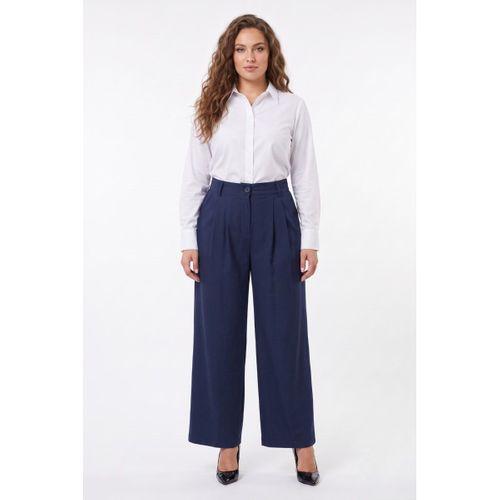Kadın Pileli Bol Pantolon BGL-ST04352