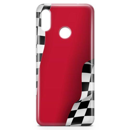 Huawei Y9 2019 Kılıf Formula 1 Arka Kapak Koruma Desenli Full Koruyucu
