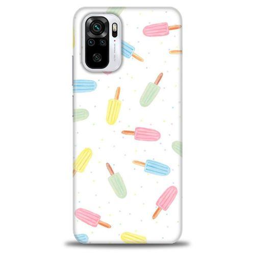 Xiaomi Poco M5s Kılıf HD Baskılı Kılıf - Renkli Dondurmalar + Tam Ekran Koruyucu