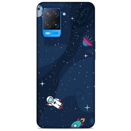 Oppo A54 4G Uyumlu Kılıf Mavi Delisi (23) Ultra Koruma Kılıfı Nasa