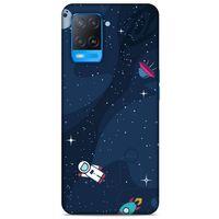 Oppo A54 4G Uyumlu Kılıf Mavi Delisi (23) Ultra Koruma Kılıfı Nasa