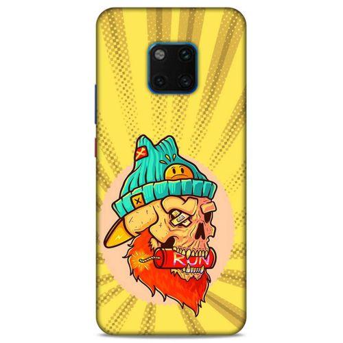 Lopard Huawei Mate 20 Pro Uyumlu Kılıf Tattoo's (32) Soft Silikon Kılıf Run