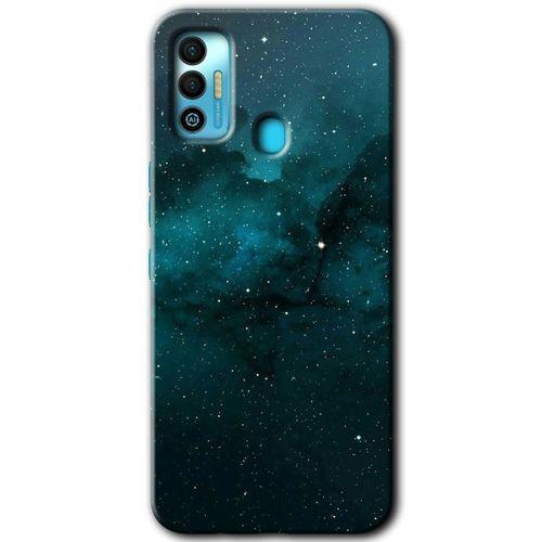 Tecno Spark 7T HD Baskılı Kılıf + 9D Tam Ekran Koruyucu - Yıldızlararası