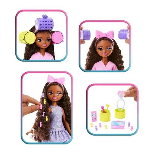 Nessiworld JGG39 Barbie Dream Besties Brooklyn ile Akşam Eğlencesine Hazırlanma