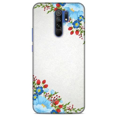 Lopard Xiaomi Redmi 9 Uyumlu Kılıf Bahar (18) Telefon Kılıfları Mavi Kırmızı