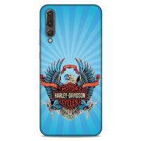 Huawei P20 Pro Uyumlu Kılıf Motorsiklet (1) Kılıfı Harley Davidson
