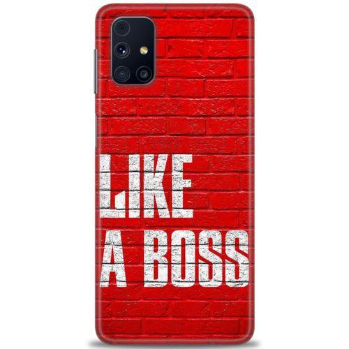 Samsung Galaxy M51 Kılıf HD Baskılı Kılıf - Like a Boss + Tam Ekran Koruyucu