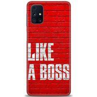 Samsung Galaxy M51 Kılıf HD Baskılı Kılıf - Like a Boss + Tam Ekran Koruyucu