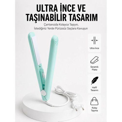 Seyahat Tipi Taşınabilir Saç Düzleştirici Saç Şekillendirici Yüksek Isı Ayarlı