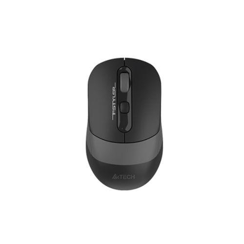 A4 TECH FG10CS AIR2, Grey, SILENT, FSTYLER, 2,4Ghz Kablosuz, USB-C den şarj edilebilir, Optik Mouse, 10-15Metre, 4 Buton, Nano Alıcı