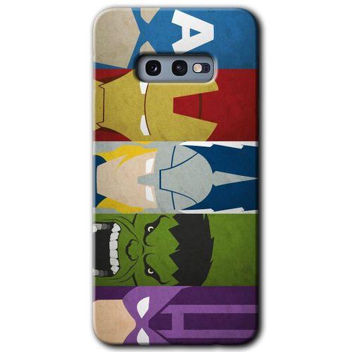 Potkal Hediye Fabrikası Samsung Galaxy S10e Kılıf HD Desen Baskılı Arka Kapak - Avengers-1
