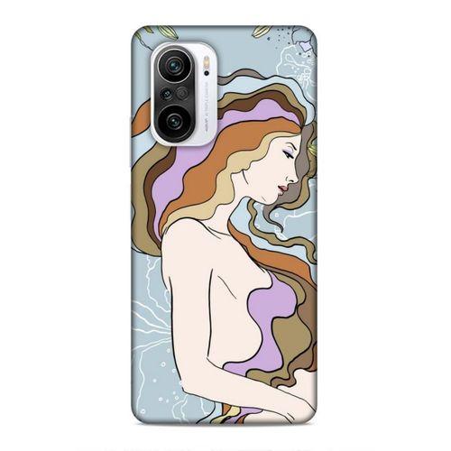 Xiaomi Redmi K40 Uyumlu Kılıf Face'X 17 Tasarım Kılıf Uzun Saçlı