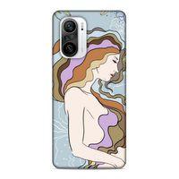 Xiaomi Redmi K40 Uyumlu Kılıf Face'X 17 Tasarım Kılıf Uzun Saçlı