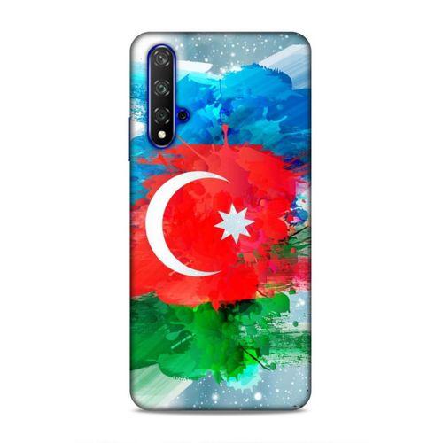 Huawei P Smart S 2020 Uyumlu Kılıf Azarbaijan (15) Antişok Kılıf Bayrak İllustre