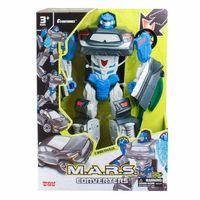 Dönüşebilen Robot 37 cm Sesli ve Işıklı Çocukların Keşfetme Becerisini Artıran Oyuncak