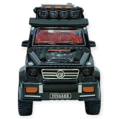 Sesli Işıklı Metal Off- Road Araba 16 cm - D700-04 - Siyah