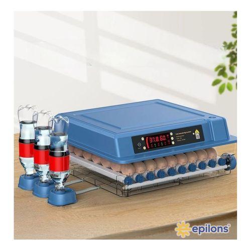 Epo-w64 Tam Otomatik Kuluçka Makinesi 64 Yumurta Kapasiteli Civciv Kaz Ördek Uyumlu + Yedek Motor