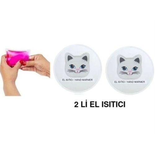 Kedi Cep Sobası,El Isıtıcı,2 Adet Sıcak Su Torbası Pvc  9Cm
