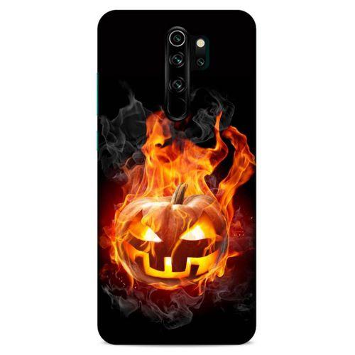 Lopard Xiaomi Redmi Note 8 Pro Uyumlu Kılıf FireX (21) Koruyucu Kapak Halloween