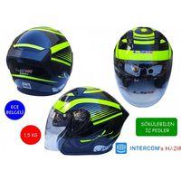 SEVGENT Kask Lss Çenesiz Vizörlü Parlak Siyah (E) Xxl Beden