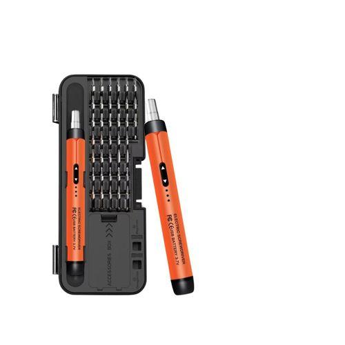 Kablosuz Şarjlı Elektrikli Tornavida Seti 38 Uçlu Type C Li Pil Hassas Tamir Seti