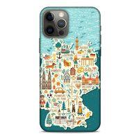 Apple iPhone 12 Pro Kılıf Almanya (2) Kabı Harita