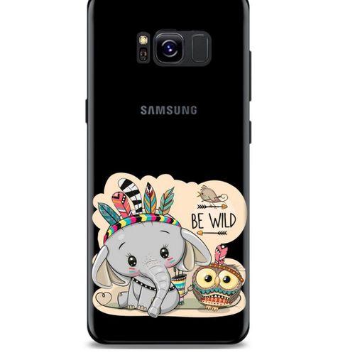 Zoologix (51) Samsung Galaxy S7 Edge Şeffaf Kılıf Silikon Desenli