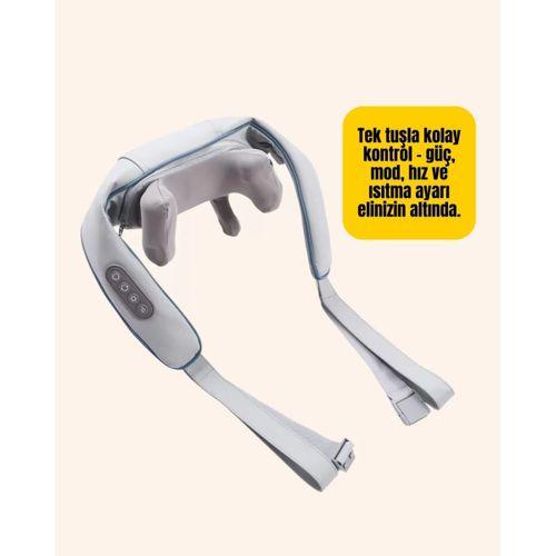 Çok Fonksiyonlu Kablosuz Masaj Aleti | 2 Modlu Isıtmalı