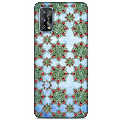 Oppo Realme 7 Pro Kılıf Desenli Özel Seri Tüyler (24) Darbe Emici Kılıf