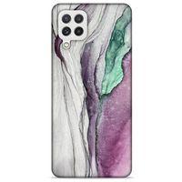 Xiaomi Redmi Note 10 5G Uyumlu Kılıf Mor Delisi (29) Arka Koruma Kılıfı Mermer