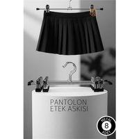 Premium Metal Pantolon ve Etek Askısı 8'li Set - Ayarlanabilir Kaymaz Klipsli 40cm Organizer 719536