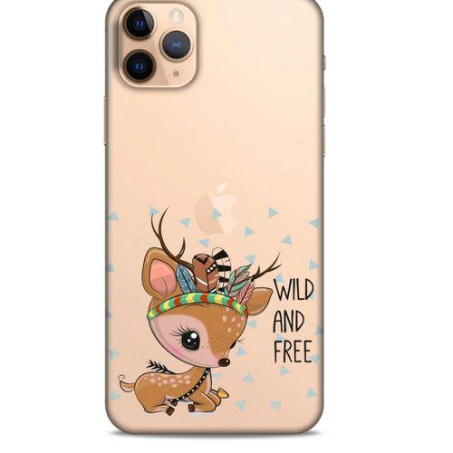 Zoologix (50) Apple iPhone 12 Pro Şeffaf Kılıf Silikon Desenli