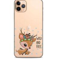Zoologix (50) Apple iPhone 12 Pro Şeffaf Kılıf Silikon Desenli