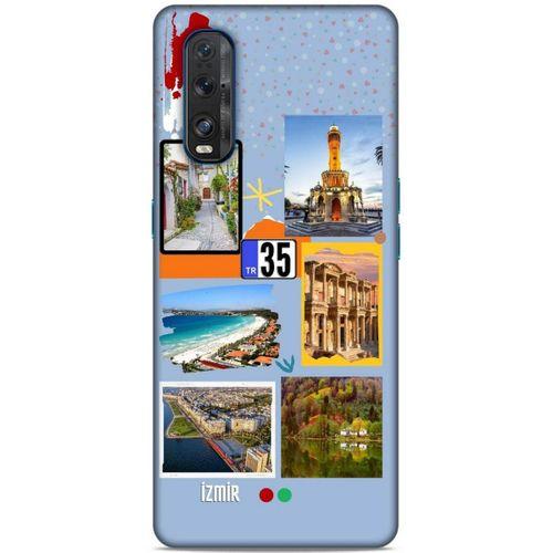 Lopard Oppo Find X2 Uyumlu Kılıf Şehirli ※ (35) İzmir Fit Design Kılıf