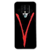 Tecno Camon 16 HD Baskılı Kılıf + 9D Tam Ekran Koruyucu - V for