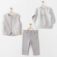 Andywawa Andywawa AC26111 Hello Autumn 3'lü Takım Grey
