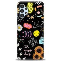 Samsung Galaxy A13 4G Kılıf HD Baskılı Kılıf - Happy Day + Tam Ekran Koruyucu