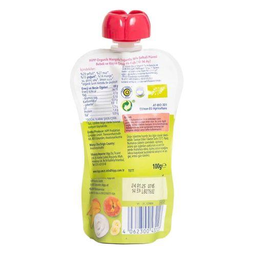Çocuk Hipp Organik Mangolu Yoğurtlu Muzlu Şeftali Püresi 100 Gr