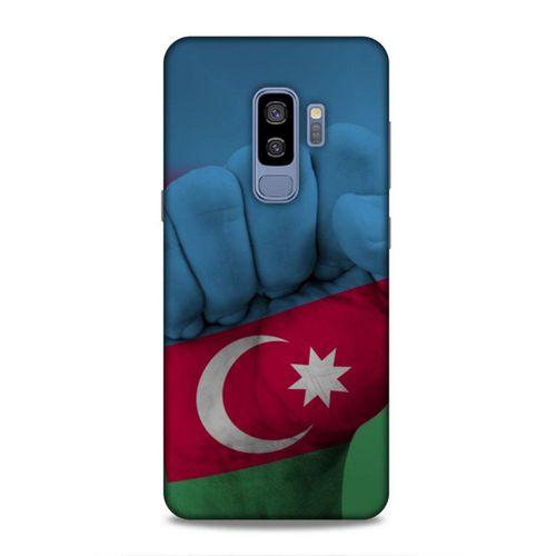 Samsung Galaxy S9 Plus Uyumlu Kılıf Azarbaijan (19) Kılıfları Yumruk Bayrak