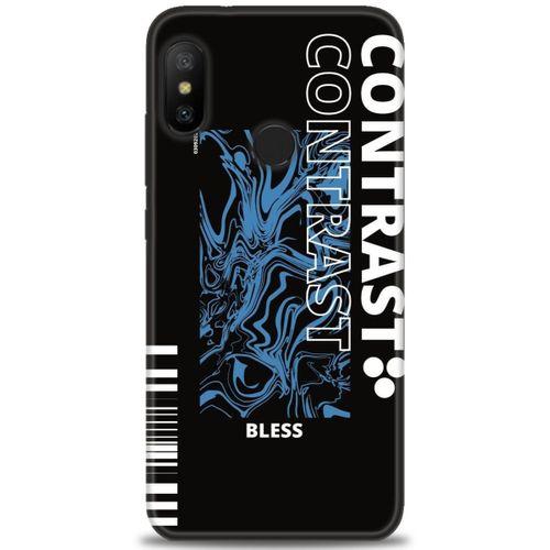 Xiaomi Mi A2 Lite Kılıf HD Baskılı Kılıf - Bless + Tam Ekran Koruyucu