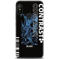 Xiaomi Mi A2 Lite Kılıf HD Baskılı Kılıf - Bless + Tam Ekran Koruyucu