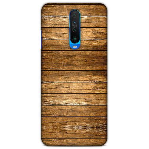 Lopard Xiaomi Poco X2 Uyumlu Kılıf Wood'X (16) Kalın Kılıf Desenli