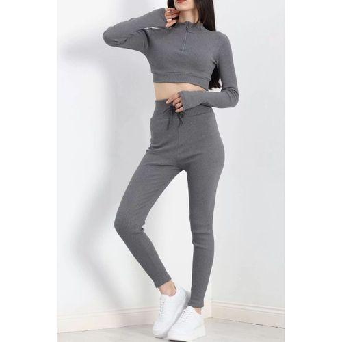 pilelistore Fermuarlı Kaşkorse Takım Füme