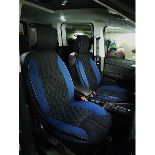 Space Elegance 5'li Set Koltuk Kılıfı Minder Siyah-Mavi / KLMNY544