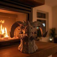 Dekoratif Ejderha Heykeli Özel Tasarım Mitolojik Figür 22x17 Cm