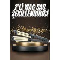 İkili Wag Maşa Saç Şekillendirici Seramik Kaplama Isı Ayarlı