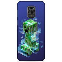 Lopard Xiaomi Redmi Note 9S Uyumlu Kılıf PiXel (37) Silicone Cover Creeper MC