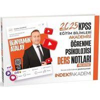2025 KPSS Eğitim Bilimleri Öğrenme Psikolojisi Video Ders Notları İndeks Akademi
