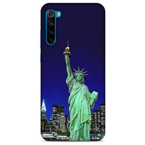 Xiaomi Redmi Note 8T Kılıf Dünya Mimarisi (23) Ultra Koruma Kılıfı Özgürlük Heykeli ABD