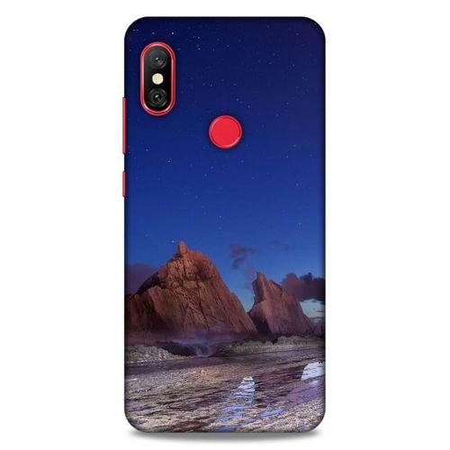 Lopard Xiaomi Mi A2 Lite Uyumlu Kılıf Gece'S (14) Lansman Kılıf Parliement Mavi